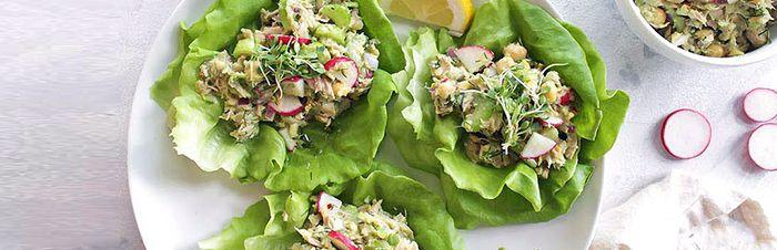 سلطة الخس المحشوة بالتونةrecipe image