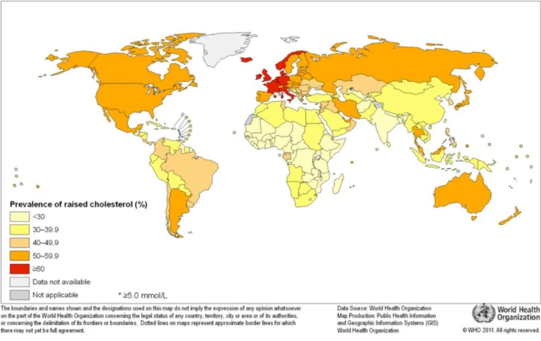 cholesterol-world-map